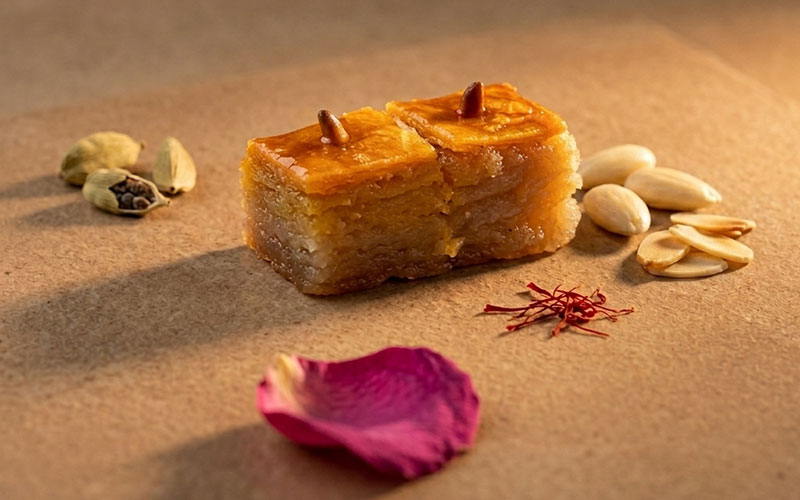 SILK — almond layered pastry